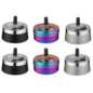 Preview: Aschenbecher Schleuderascher Paket 3 Farben 11cm 6er Set